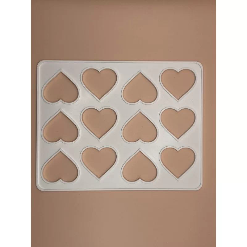 Šablona na laskonky – srdce