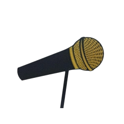 Mikrofon – zlatý