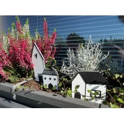 Set 5 ks - Domečky do květináčů