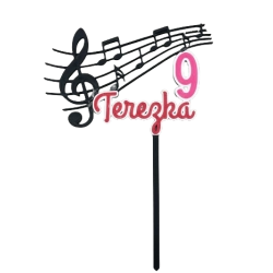 Noty + jméno na přání