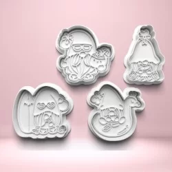 Trpaslíci - sada 4ks