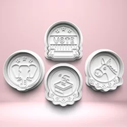 Americké volby sada 4 ks