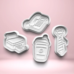 Kancelář - set 4 ks