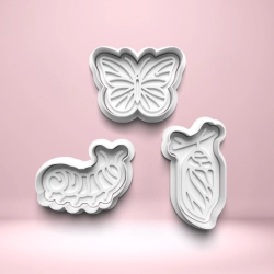 Motýl cyklus - set 3 ks