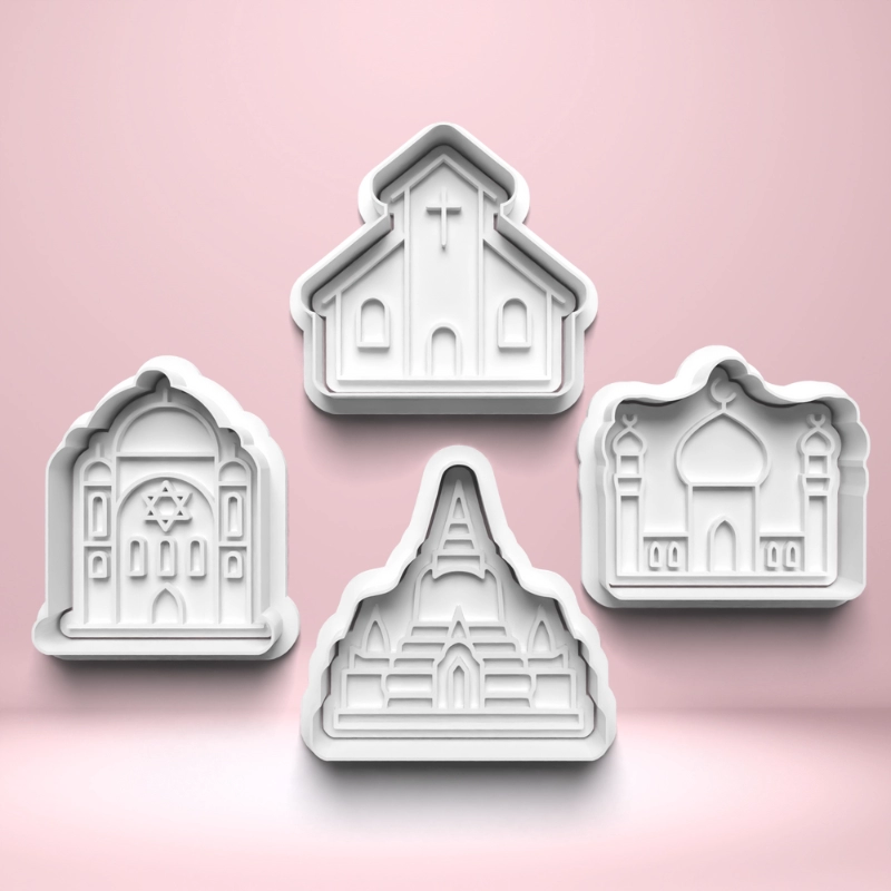 Vykrajovátka Náboženství - set 4 ks