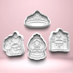 Princezna - set 4 ks