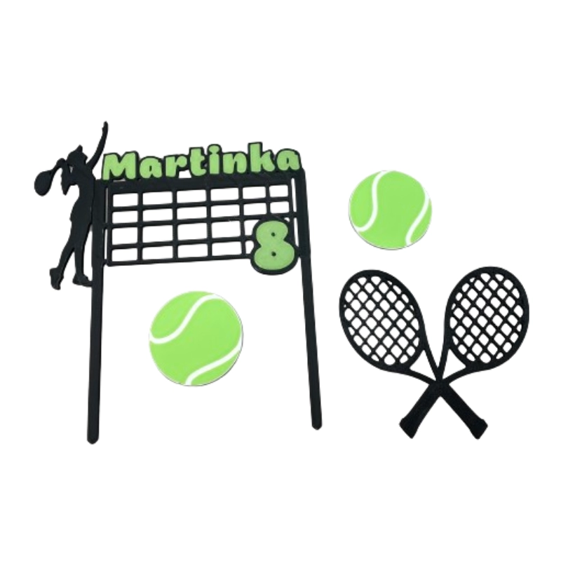 Tenisový set + jméno a číslo na přání