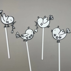 Ptáčci - set 4 ks 