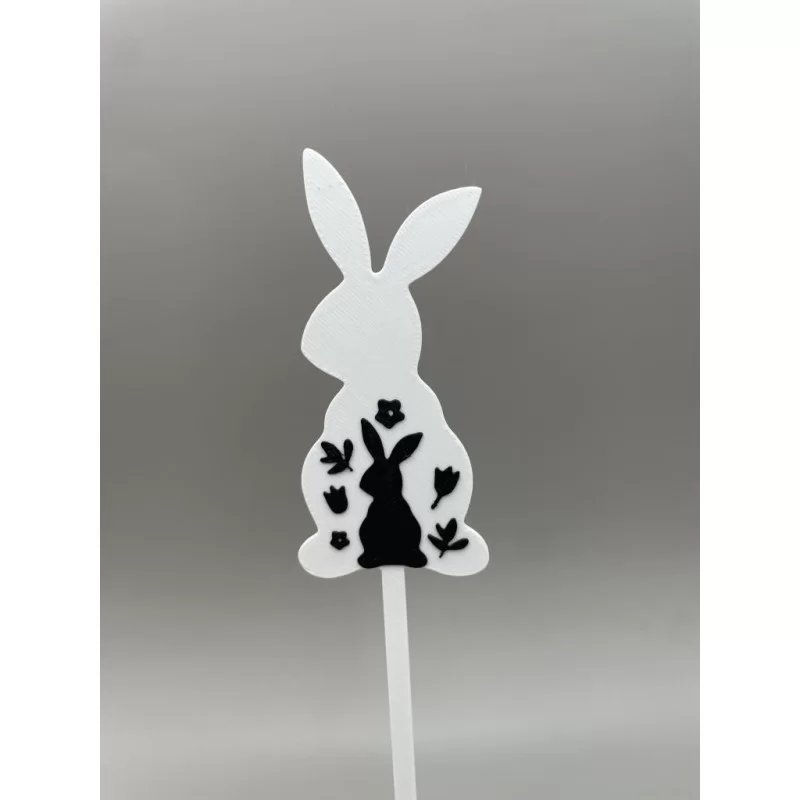 Velikonoční zajíčci do květináče - set 4 ks