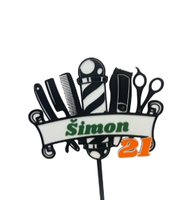 Barber + jmeno a číslo na...
