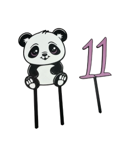 Panda + číslo na přání