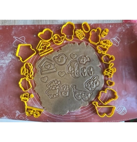 🌸 Jarní set vykrajovátek – zajíček, ovečka