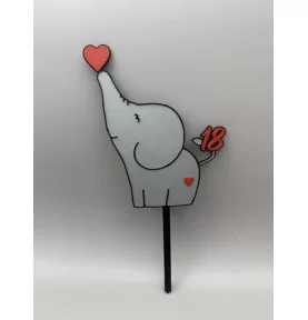 Zápich do dortu slon se...