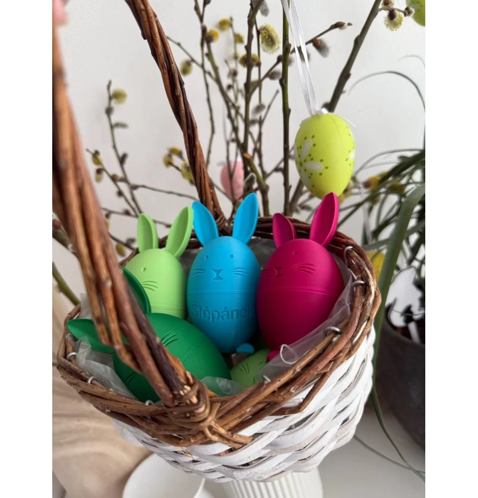 Velikonoční kinder zajíček + jméno